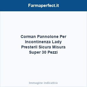 Corman Pannolone Per Incontinenza Lady Presteril Sicura Misura Super 30 Pezzi