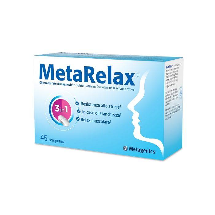 Metagenics Belgium Bvba Metarelax New 45 Compresse