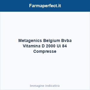 Metagenics Belgium Bvba Vitamina D 2000 Ui 84 Compresse