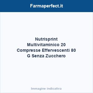 Nutrisprint Multivitaminico 20 Compresse Effervescenti 80 G Senza Zucchero