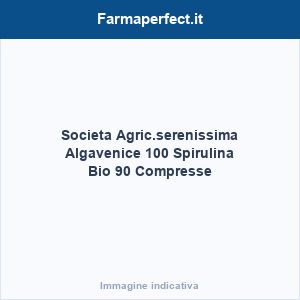 Societa Agric.serenissima Algavenice 100 Spirulina Bio 90 Compresse