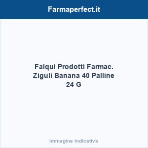 Falqui Prodotti Farmac. Ziguli Banana 40 Palline 24 G