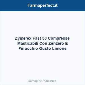 Zymerex Fast 30 Compresse Masticabili Con Zenzero E Finocchio Gusto Limone