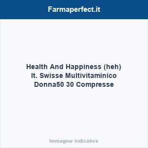 Health And Happiness (heh) It. Swisse Multivitaminico Donna50 30 Compresse