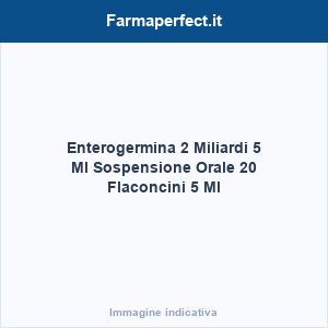 Enterogermina 2 Miliardi 5 Ml Sospensione Orale 20 Flaconcini 5 Ml