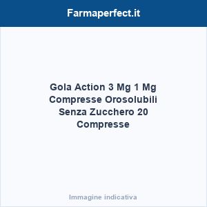 Gola Action 3 Mg+1 Mg Compresse Orosolubili Senza Zucchero 20 Compresse