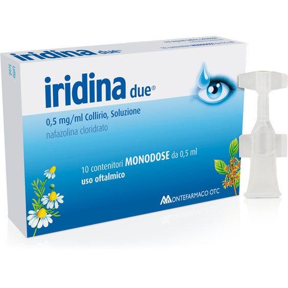 Iridina Due 0,05% Collirio, Soluzione 10 Contenitori Monodose Da 0,5 Ml