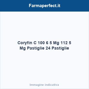 Coryfin C 100 6 5 Mg 112 5 Mg Pastiglie 24 Pastiglie