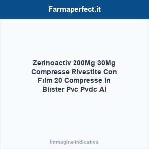 Zerinoactiv 200Mg 30Mg Compresse Rivestite Con Film 20 Compresse In Blister Pvc Pvdc Al
