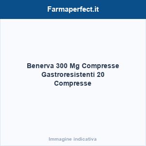 Benerva 300 Mg Compresse Gastroresistenti 20 Compresse