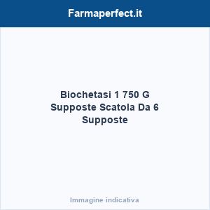 Biochetasi 1,750 G Supposte Scatola Da 6 Supposte