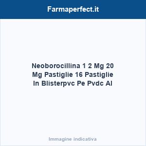 Neoborocillina 1,2 Mg + 20 Mg Pastiglie 16 Pastiglie In Blisterpvc-Pe-Pvdc/Al