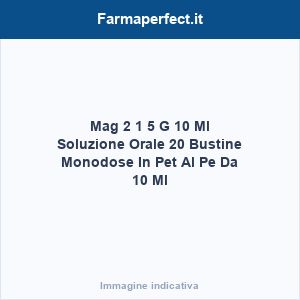 Mag 2 1 5 G 10 Ml Soluzione Orale 20 Bustine Monodose In Pet Al Pe Da 10 Ml