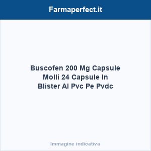 Buscofen 200 Mg Capsule Molli, 24 Capsule In Blister Al/Pvc/Pe/Pvdc
