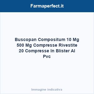 Buscopan Compositum 10 Mg + 500 Mg Compresse Rivestite 20 Compresse In Blister Al/Pvc