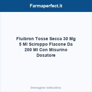 Fluibron Tosse Secca 30 Mg 5 Ml Sciroppo Flacone Da 200 Ml Con Misurino Dosatore