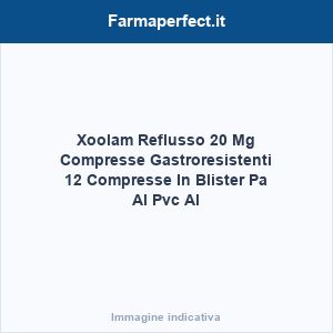 Xoolam Reflusso 20 Mg Compresse Gastroresistenti 12 Compresse In Blister Pa Al Pvc Al