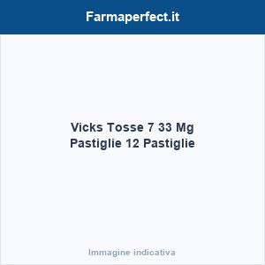 Vicks Tosse 7 33 Mg Pastiglie 12 Pastiglie