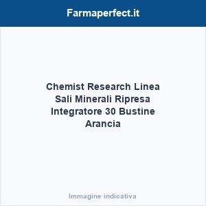 Chemist Research Linea Sali Minerali Ripresa Integratore 30 Bustine Arancia