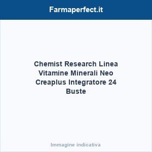 Chemist Research Linea Vitamine Minerali Neo Creaplus+ Integratore 24 Buste