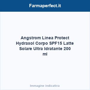Angstrom Linea Protect Hydraxol Corpo SPF15 Latte Solare Ultra Idratante 200 ml